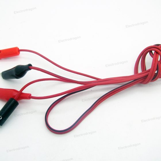 Banana to Alligator Cable (A Pair of Black&Red)