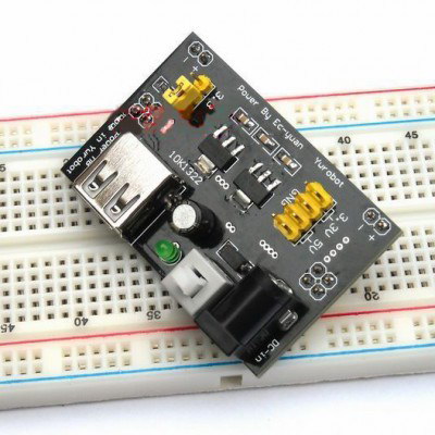 DC Breadboard Power Supply Breakout w/USB