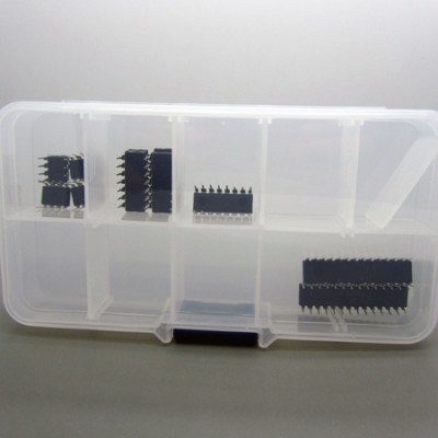 Plastic Storage Box (For ICs, 10 Compartments)