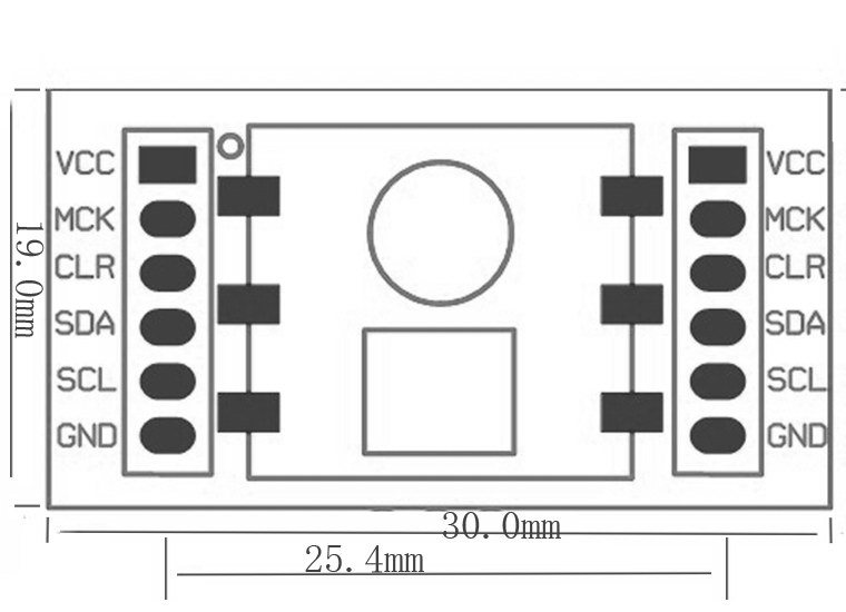 HDPM01 Electric Barometer + Compass Module 2