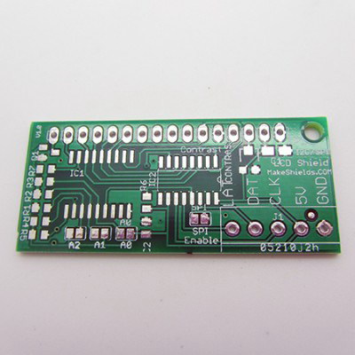 [Retired]1602 LCD I2C/SPI Back-Converter Module (for Arduino, Bare PCB)
