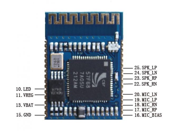BC05 Bluetooth Module with Voice, Bluetooth Sound Box, Receiver, Stereo Function 0
