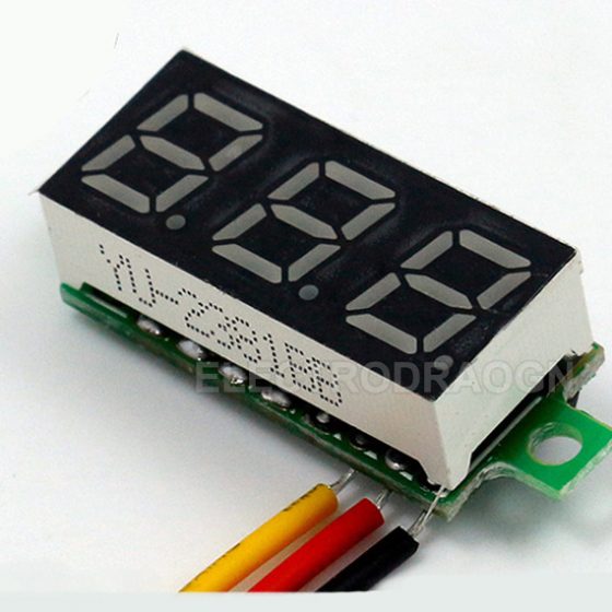 0.28'' 2-wire Voltmeter Header Voltage Meter ~40V