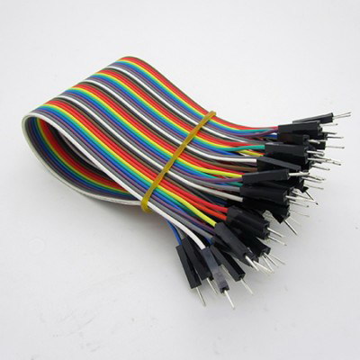 M/M 40P Dupont Prototype Cables (Male & Male End)