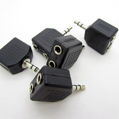 [Retired]10Pcs 3.5 Audio Cable Spliter for Mobile Phone, MP3, MP4