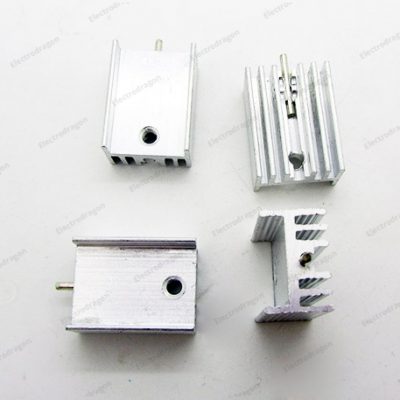 5PCs Heat Sink For TO-220 Transistor, w/Pin, 211510