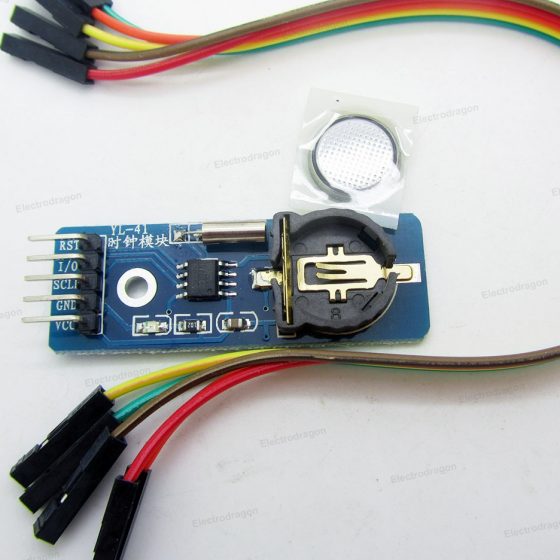 DS1302 RTC module w/CR1220 Holder