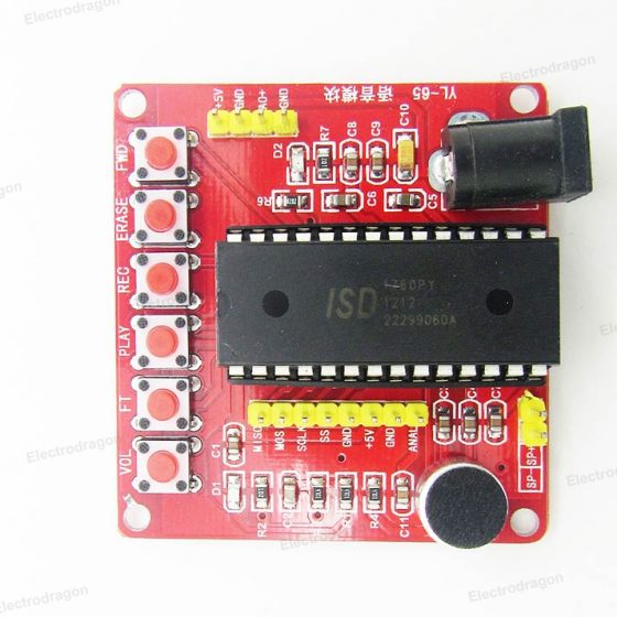 ISD1760 Recording Playback Module