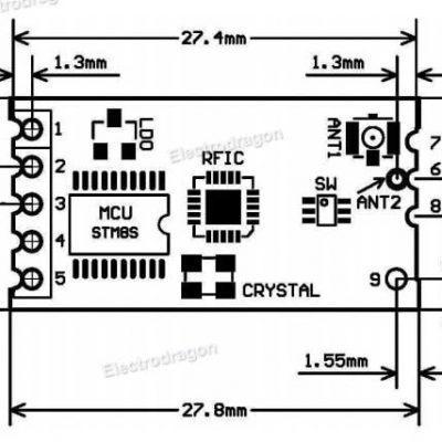 [retired] CC1101 SI4463 Wireless RF Transceiver UART Module [Type] - Image 4