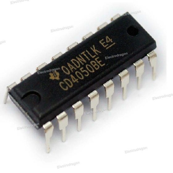 25PCs CD4050BE Hex Buffer Logic-Level Translator