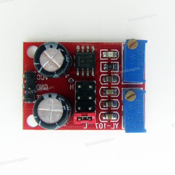 NE555 Pulse Signal Generator (For driving stepper, servo)