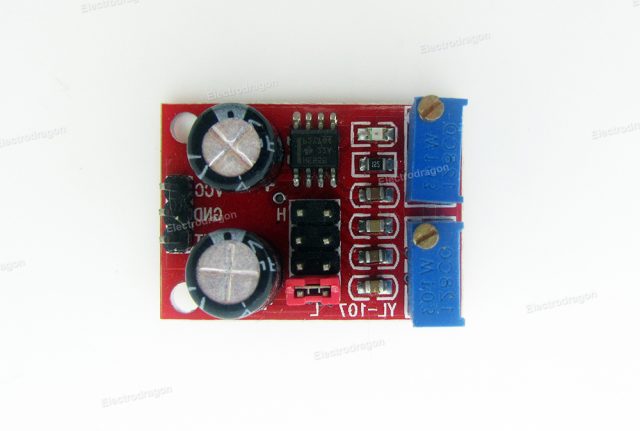 NE555 Pulse Signal Generator (For driving stepper, servo)