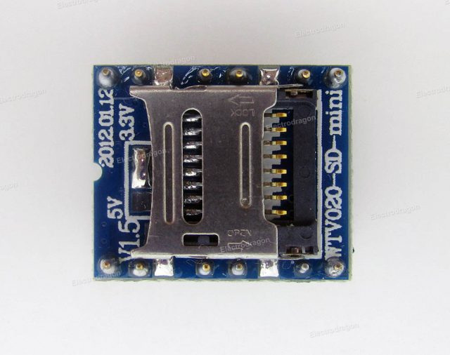 WTV020-SD MusicVoice Play Module (SD Card Based)