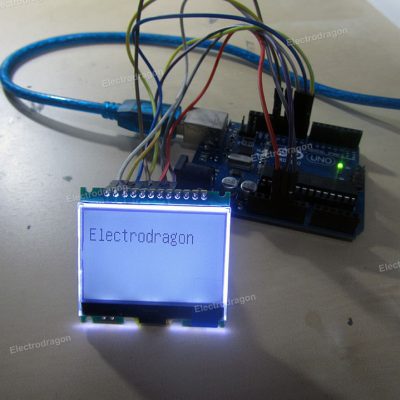 12864min Graphic Dot Matrix LCD, White - Image 6