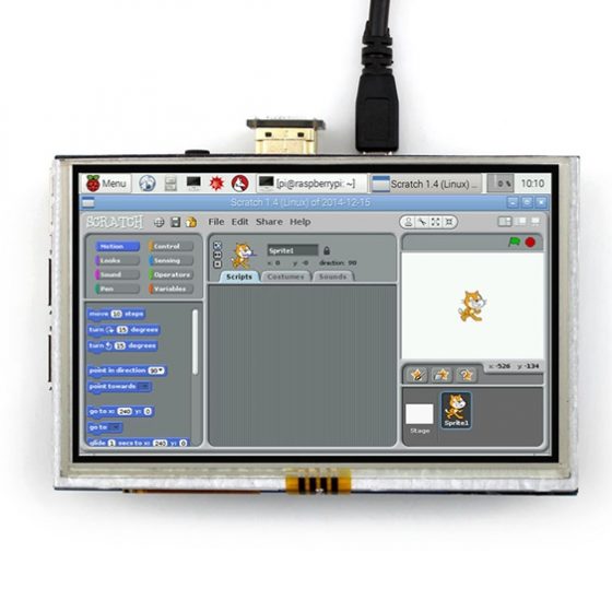 Raspberry Pi LCD Display w/touch [Size] - Image 1