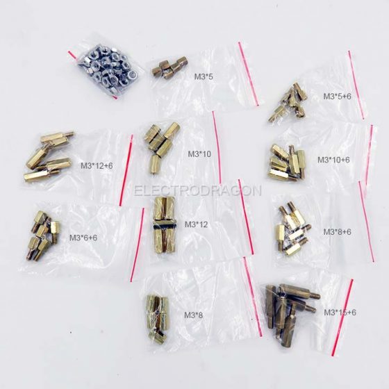 Common-used M3 Hexgon Spacing Bar Screw Kit