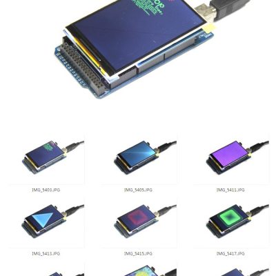 3.5'' 320x480 TFT LCD Arduino Shield, 8-bit Parallel, ILI9486 - Image 7