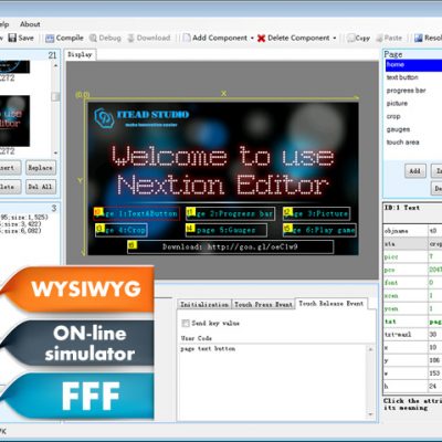 Nextion HMI TFT Intelligent LCD Touch Display Module [Size] - Image 5