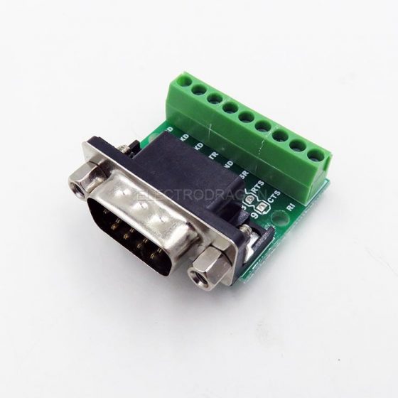 DB9 to Screw Terminal Convert Prototype Board