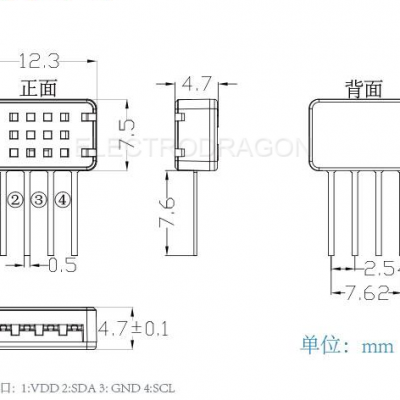 DHT12 Humidity Temperature Sensor - Image 3