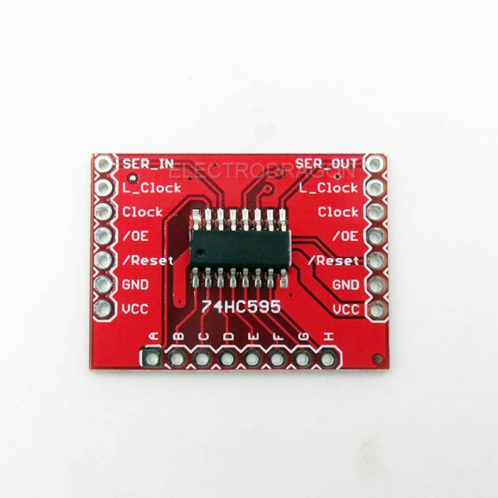74HC595 Buffer Breakout - SIPO Serial-In/Parrallel-Out