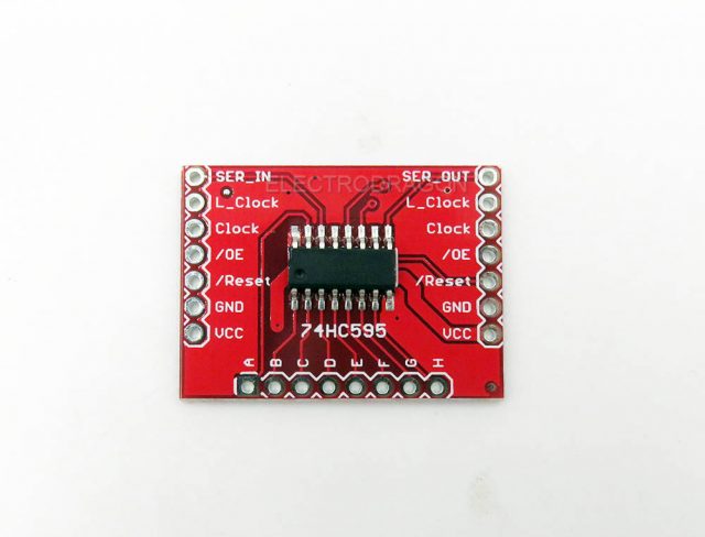 74HC595 Breakout PCB