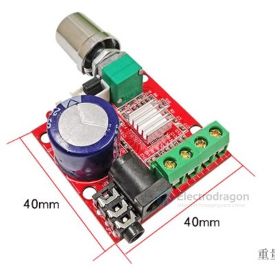 2*10W Dual Channel HIFI Mini Audio Amplifier PAM8610
