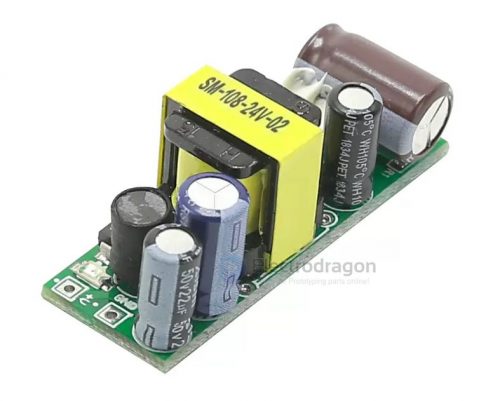 AC-DC Isolated Power Module EDP1, 5W 5V 12V 800mA 02
