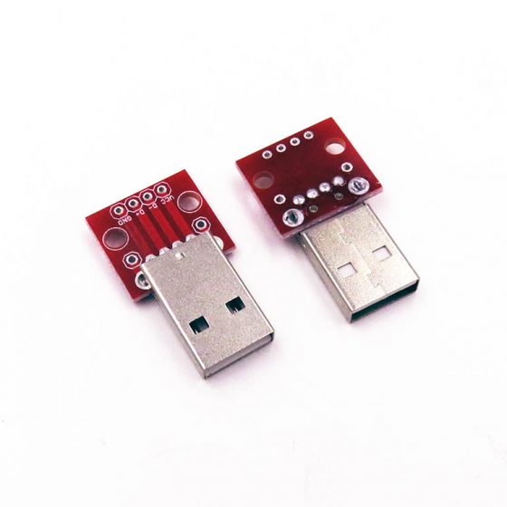 5PCs USB Breakout board-Male [Type]