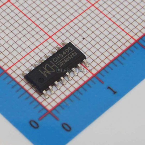 5PCs CH340 CH34x USB-UART ICs [WCH]