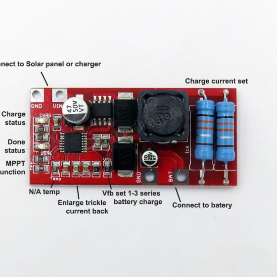 Lithium or LiLiFePO4 Battery Charger, Support 1-3 Series