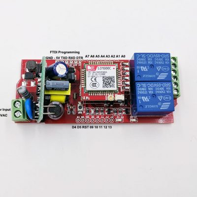 GPRS Relay Control Board, VAC IN, Arduino Compatible (Not Include Module) - Image 3