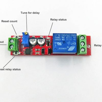 Intermittent Delay Start Relay Board, NE555 - Image 3