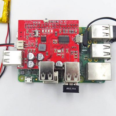 USB Battery Power Bank, USB Hub Shield for Raspberry Pi - Image 3