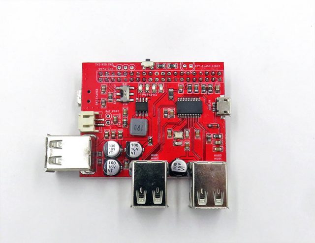 USB Battery Power Bank, USB Hub Shield for Raspberry Pi 05