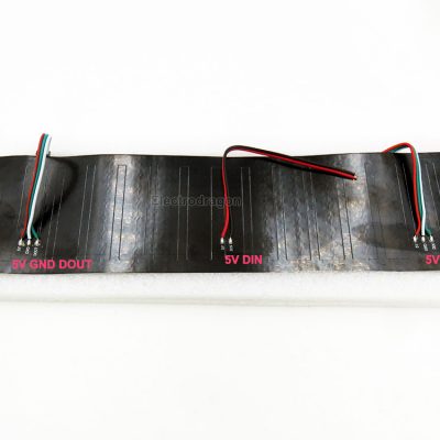 Flexible WS2812 RGB Full Color Dot Matrix Display FPCB - Image 12