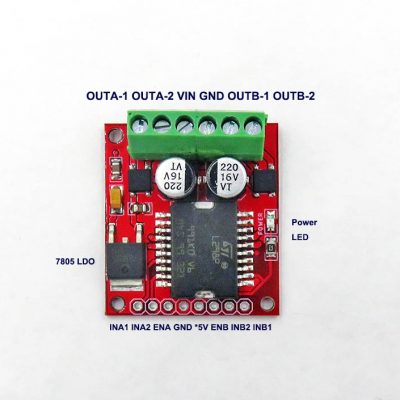 L298P Mini Motor Stepper Drive Board - Image 3