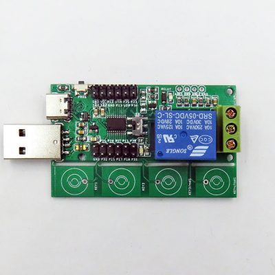 USB CDC Touch Relay Control Board CH554