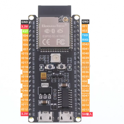 ESP32-S3 Development Board, Dual USB, Wifi + BLE5 [Ver] - Image 3